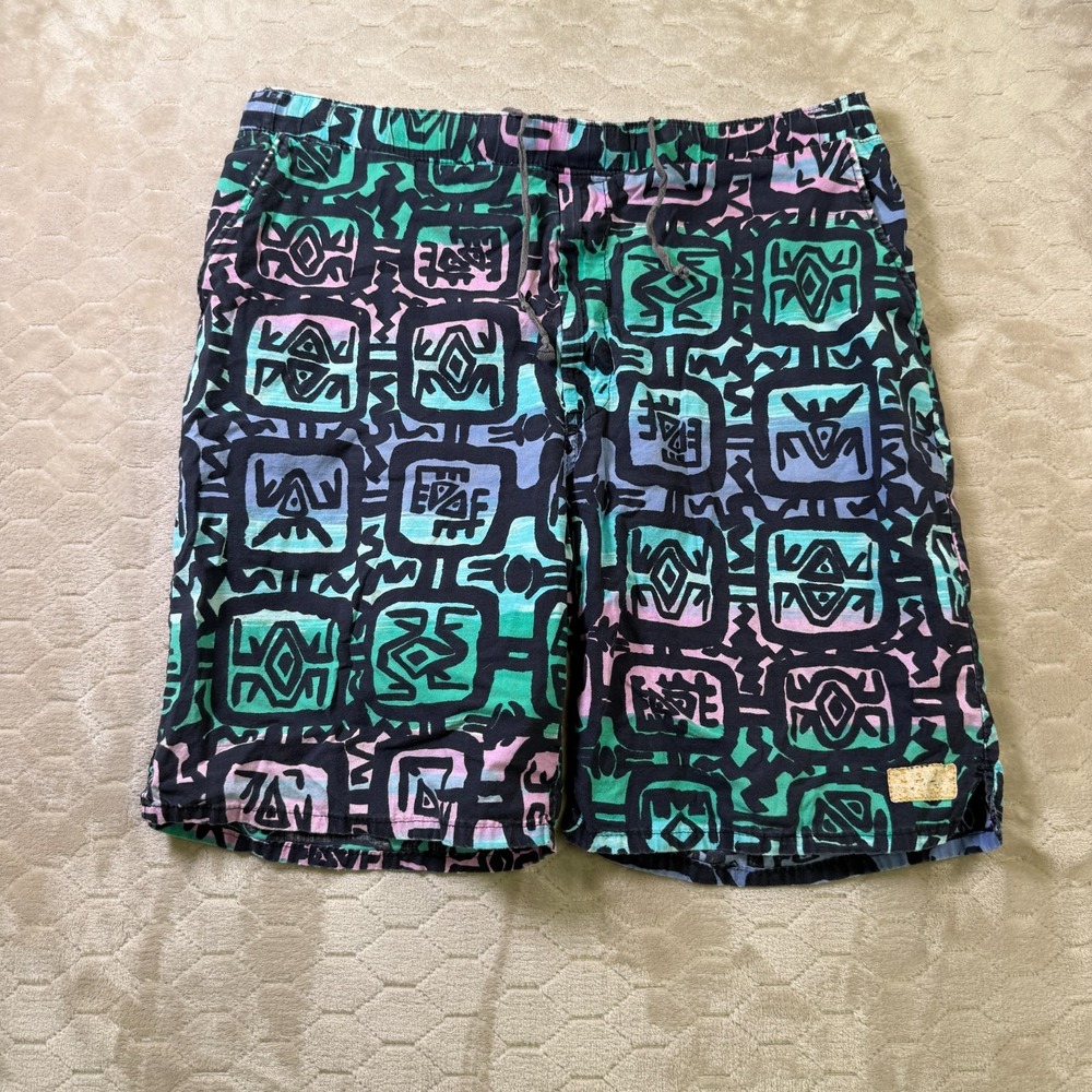 VTG 1980s Hobie‎ Multi-Color Surf Skate Made in USA Lg FLAWS See Pics